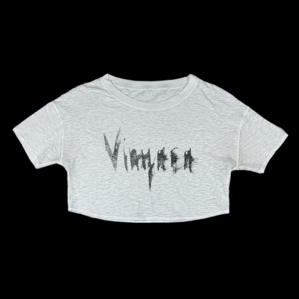 White Cropped T-Shirt | Size M